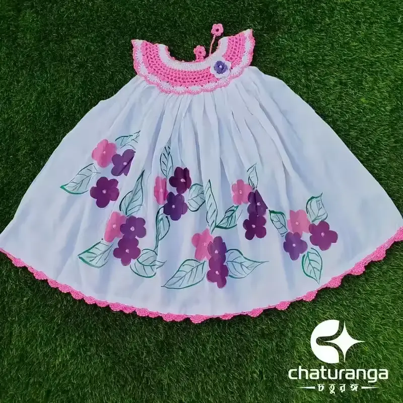 crochet baby dress