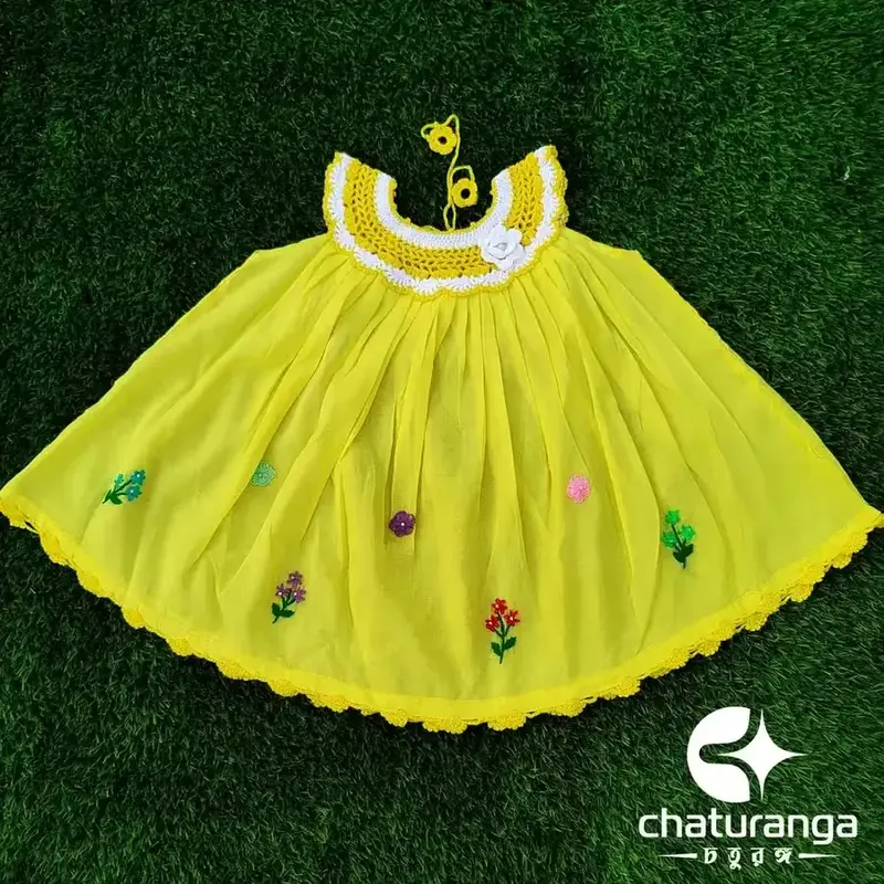 crochet baby dress