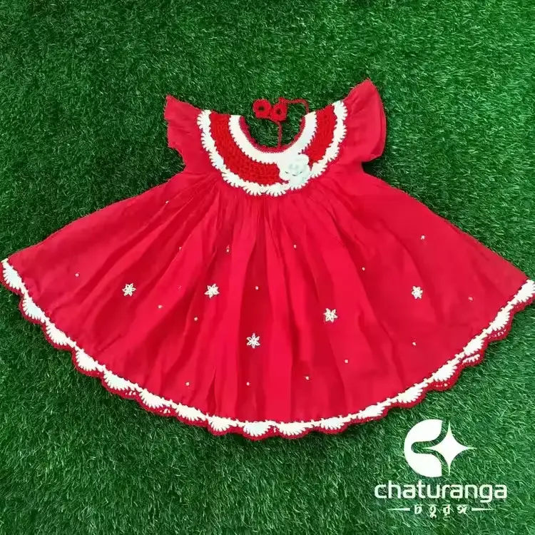 crochet baby dress