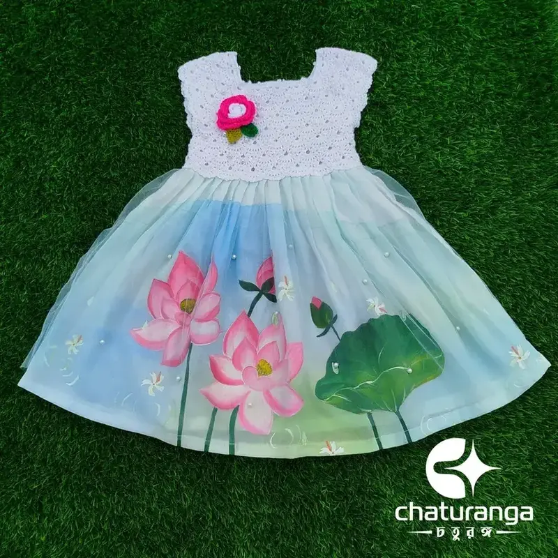 crochet & handpainted